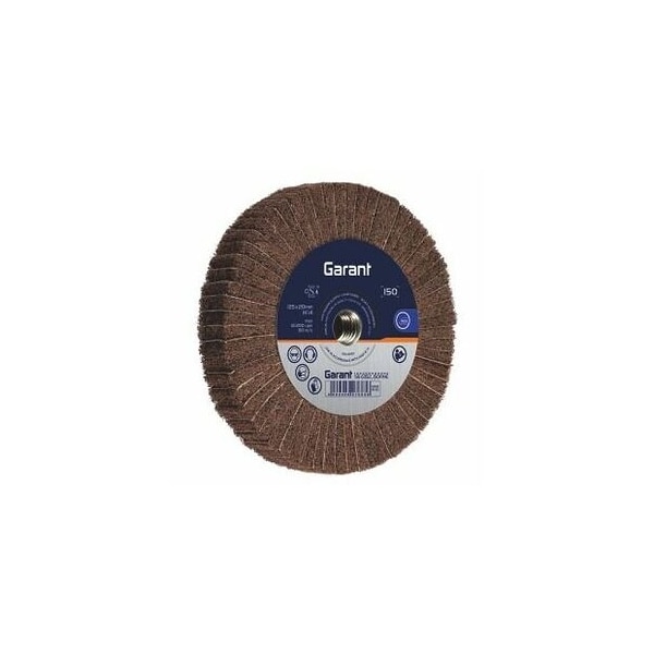 Garant Fleece Flap Wheel, M14 Thread, Dia: 125 mm, Grit:150 566352 150FINE - main